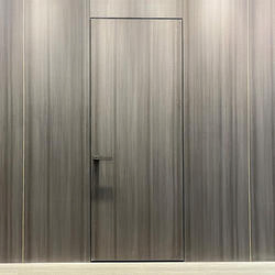 High Quality Hidden Invisible Modern Solid Core Wooden Interior White Casement Flush Door Solid Wood Made