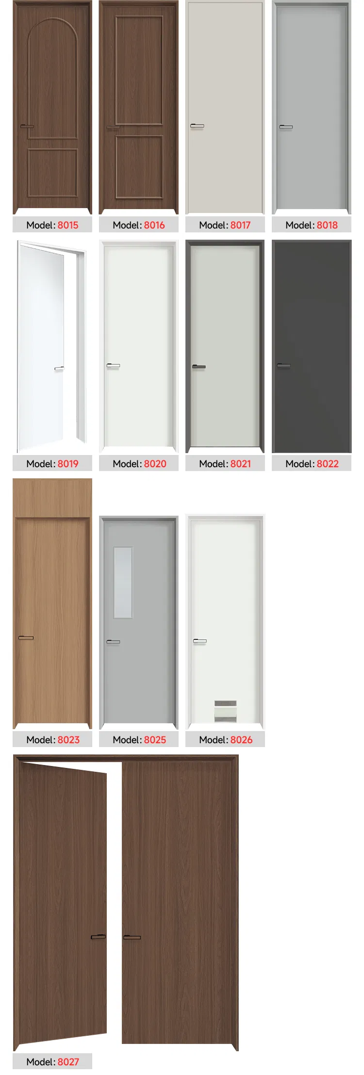 Aluminum Wooden Door Gallery 12
