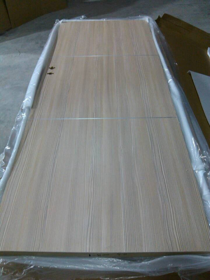 Cbmmart Modern Design Paneled Interior Pine Wood Double Sliding Barn Door