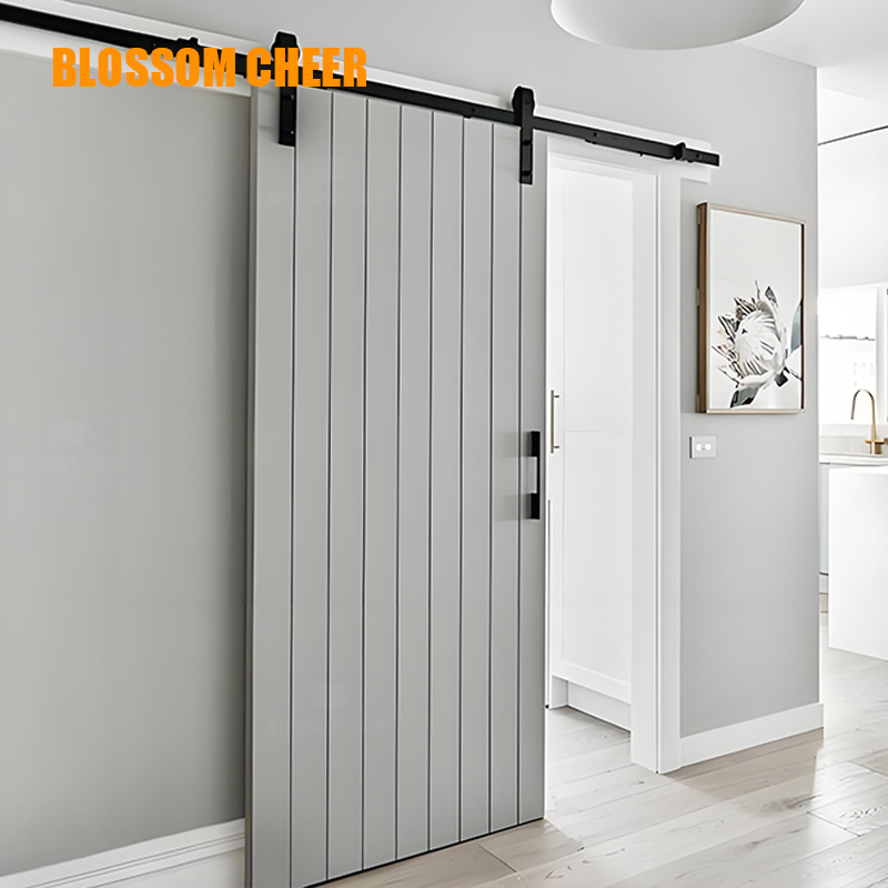 Cheap Custom Made Build Interior Stylish Modern Design Sliding Barn Doors