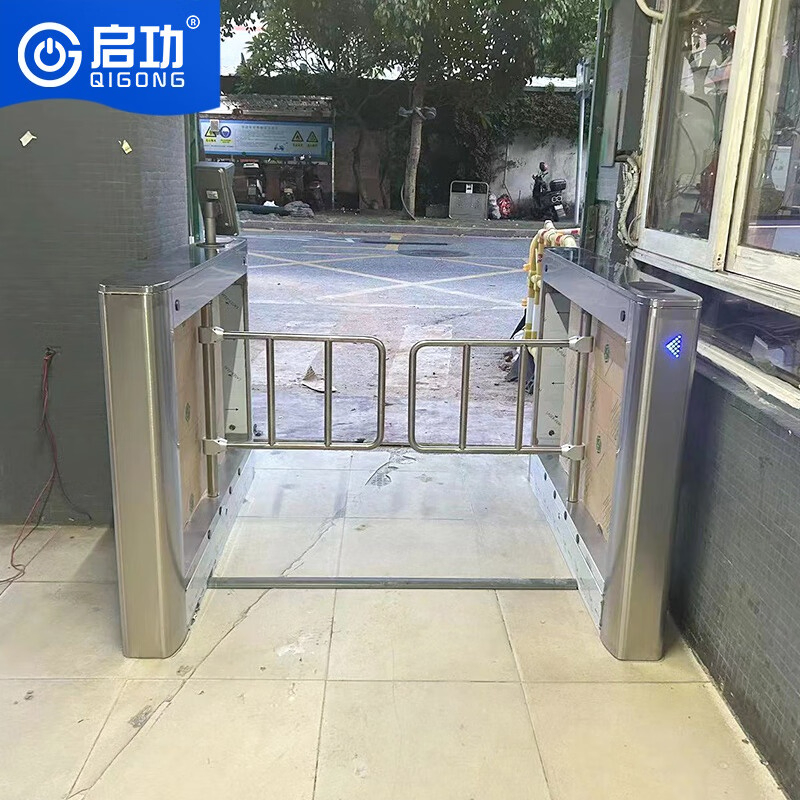 Security System Face Recognition Speed Gate Access Control Electronic Swing Barrier Turnstile