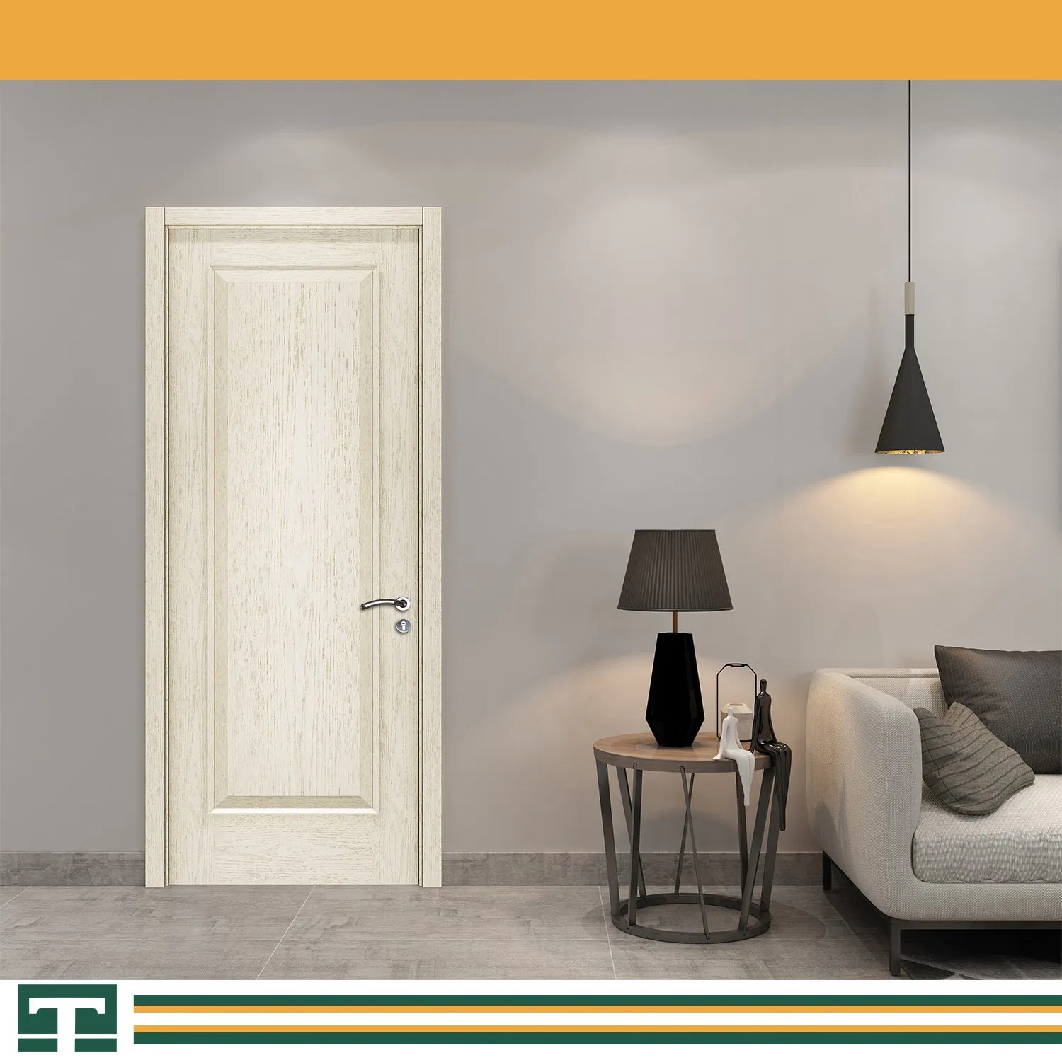 High-Quality MDF Flush Internal Solid Wood Acoustic Soundproof Fire Rated Door for Hotels Apartments Villas Composite Paint Door PVC Paint Door Wooden Door