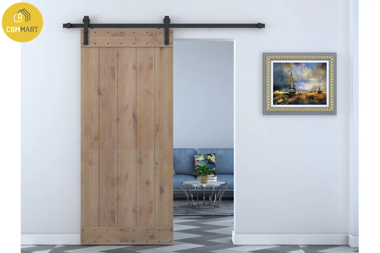 Double Sliding Barn Door Modern Design