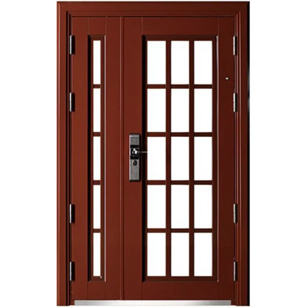 Luxury Wrought Iron Double Dutch French Metal Glass Stainless Steel Security Door