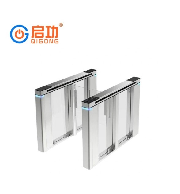 Automatic Turnstile Gate Pedestrian Card Access Control System with Biometric Reader