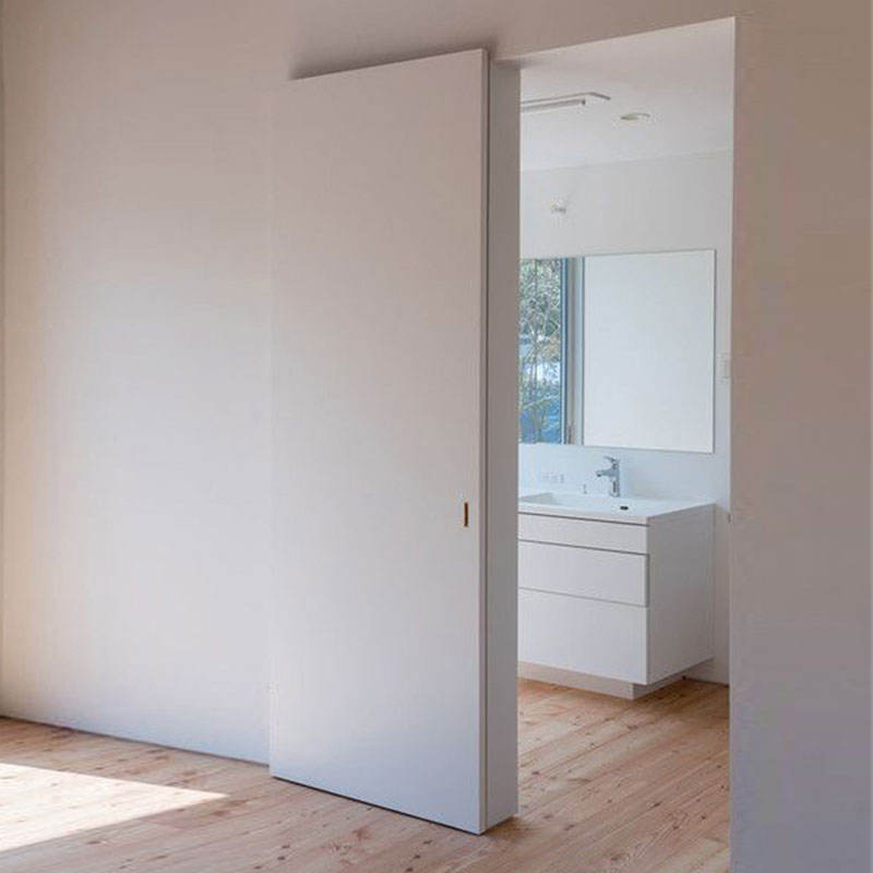 Customizable Rustic Patchwork Wood Finish Sliding Barn Door Modern Design for Interior Decoration in Bedroom Apartment Hotel