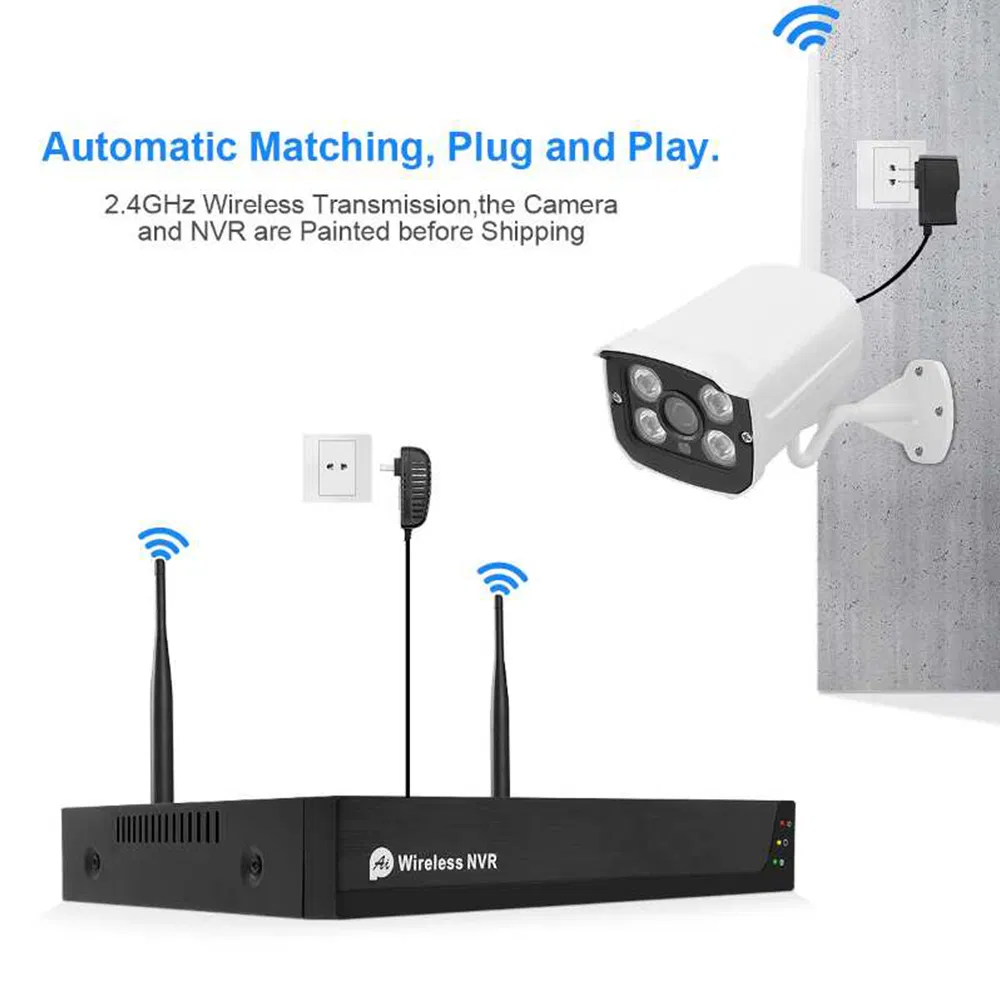 Smart WiFi CCTV Security Camera Kit with 8CH NVR