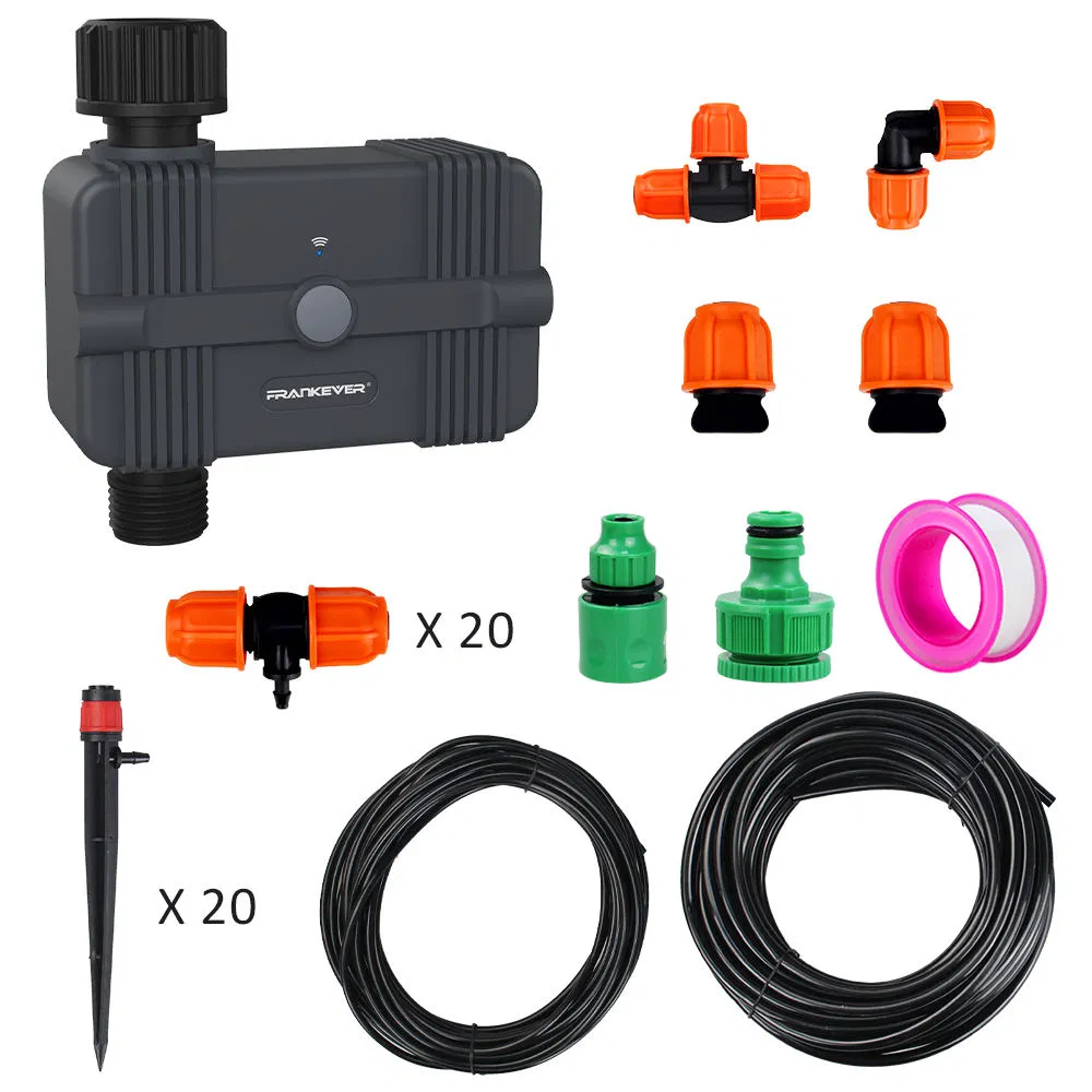 Automatic Micro Drip Irrigation System Garden Drip Irrigation Spray Self Watering Kits with Smart WiFi Water Timer