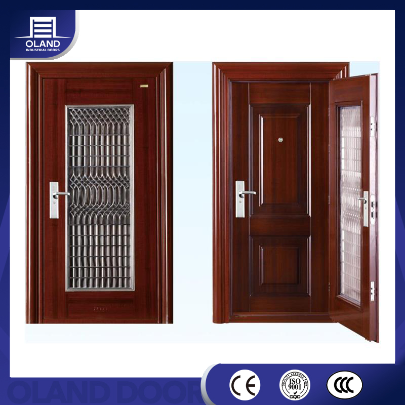 Latest Fashion Wood Interior Modern French Doors with Glass New Design Interior Doors Series Barn Interior Door