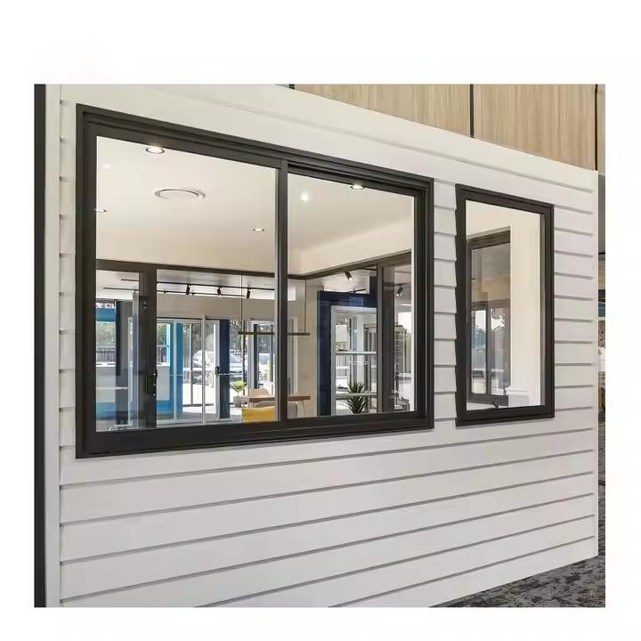 Hot Sale Waterproof Double-Layer Tempered Glass Bathroom Frosted Aluminium Double Casement Dutch Door Modern Toilet Door