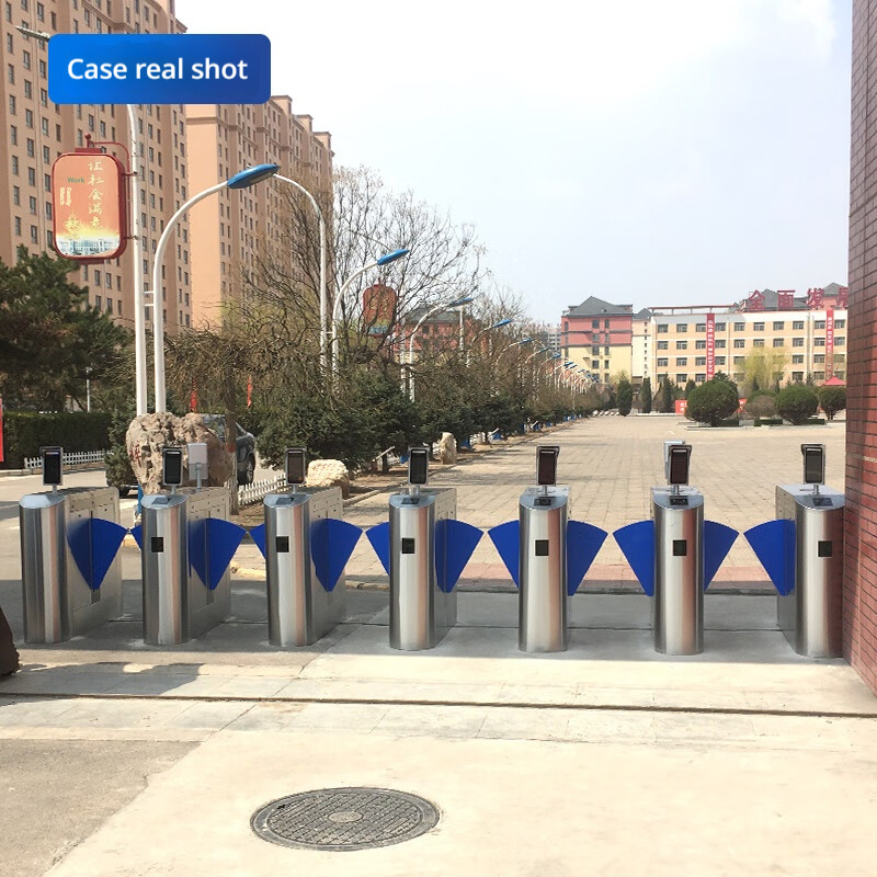 Factory Entrance Security Management Pedestrian Pass Automatic Turnstile Gate