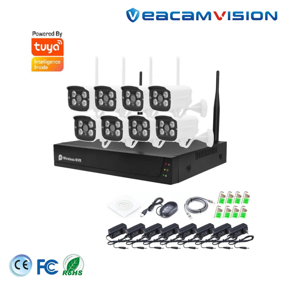 Smart WiFi CCTV Security Camera Kit with 8CH NVR