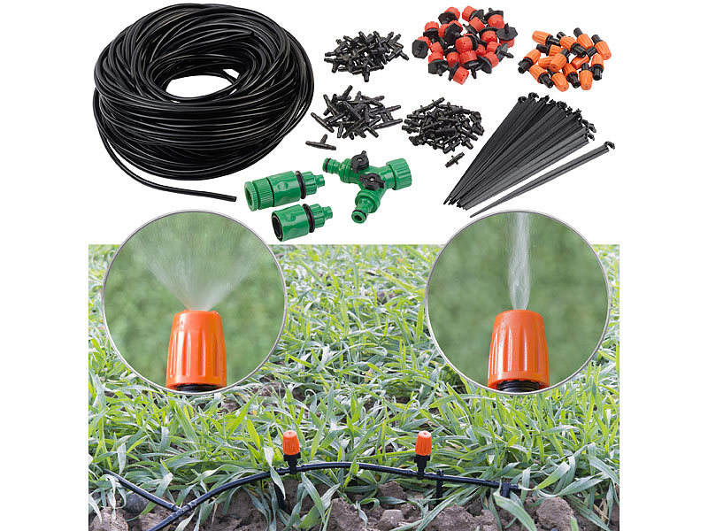 Automatic Micro Drip Irrigation System Garden Drip Irrigation Spray Self Watering Kits with Smart WiFi Water Timer