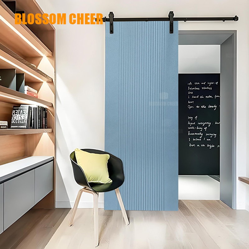 Cheap Custom Made Build Interior Stylish Modern Design Sliding Barn Doors