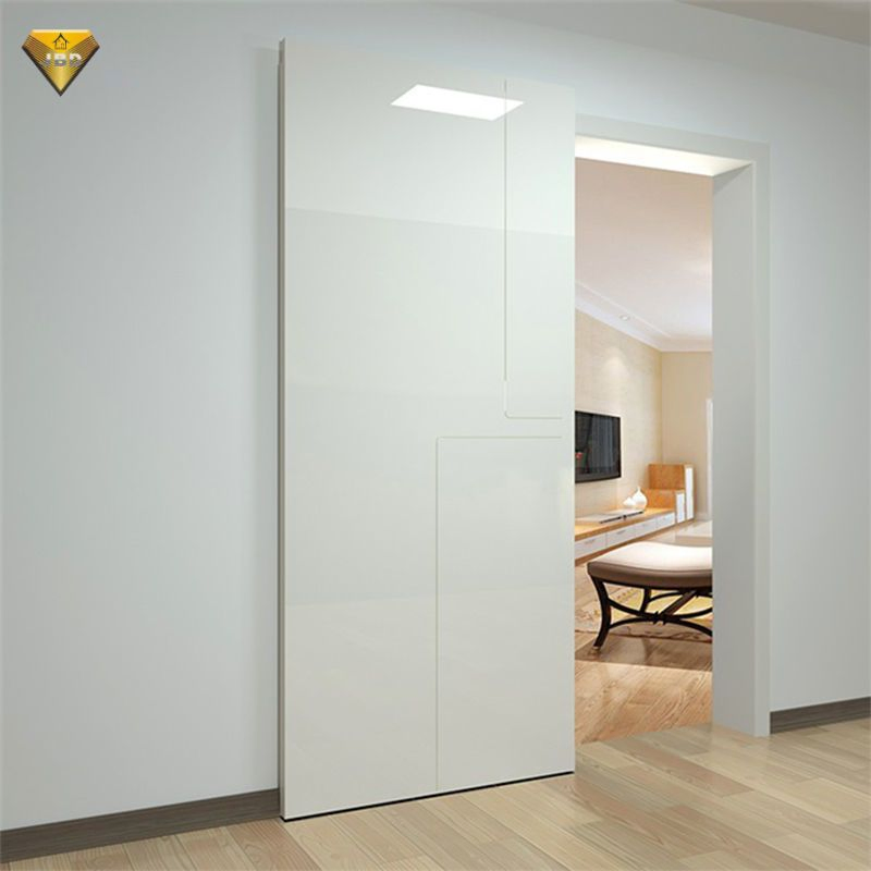 Prima Modern Design Interior Wood Door Wooden Sliding Barn Doors Upper Track Wood Barn Sliding Door