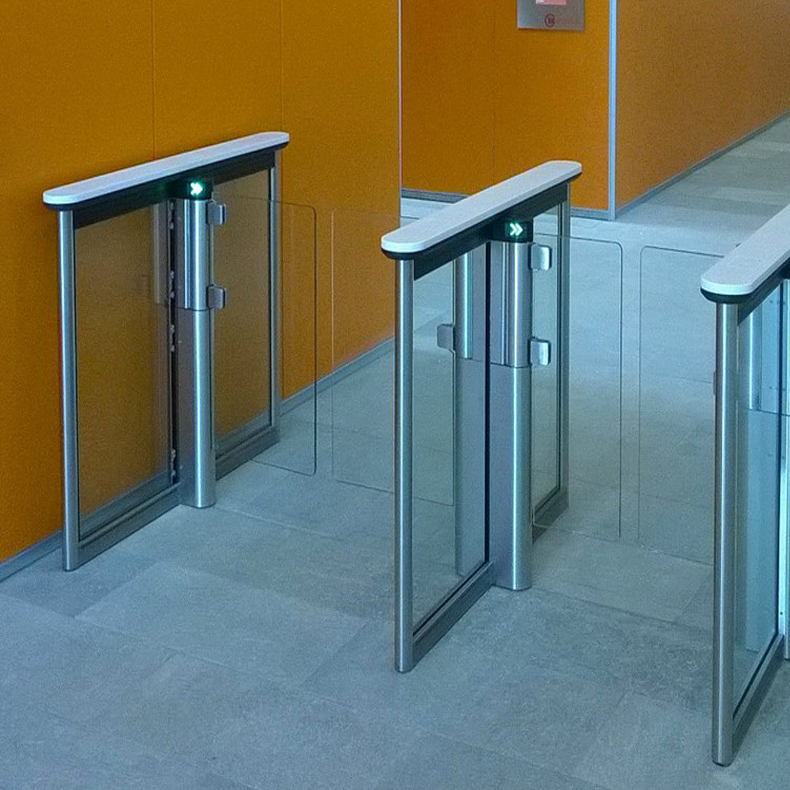 Speed Gate for Metro Station/ Train Station Security with Biometric Attendance System