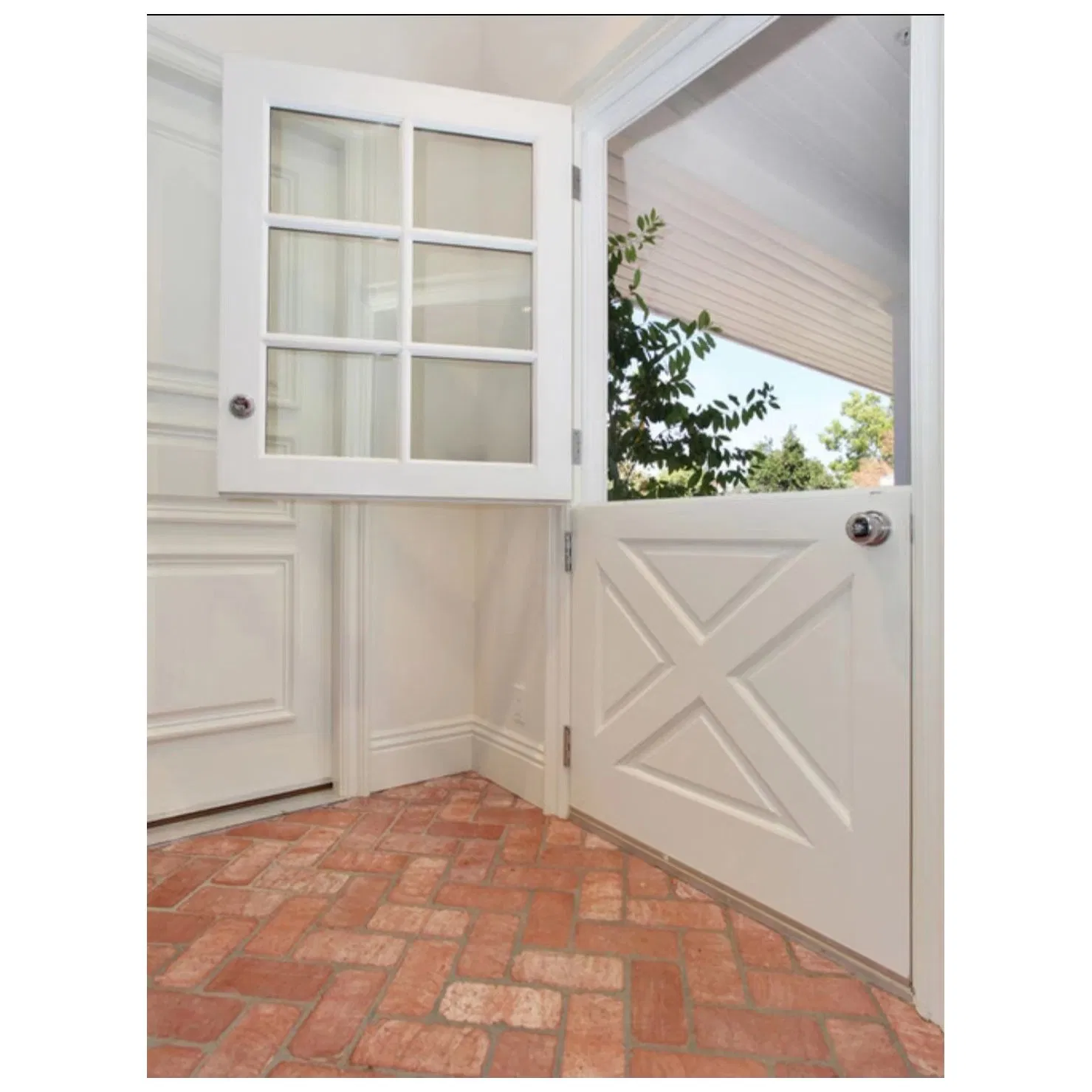Zzyk-02 Dutch Door Wrought Iron Door Iron French Door
