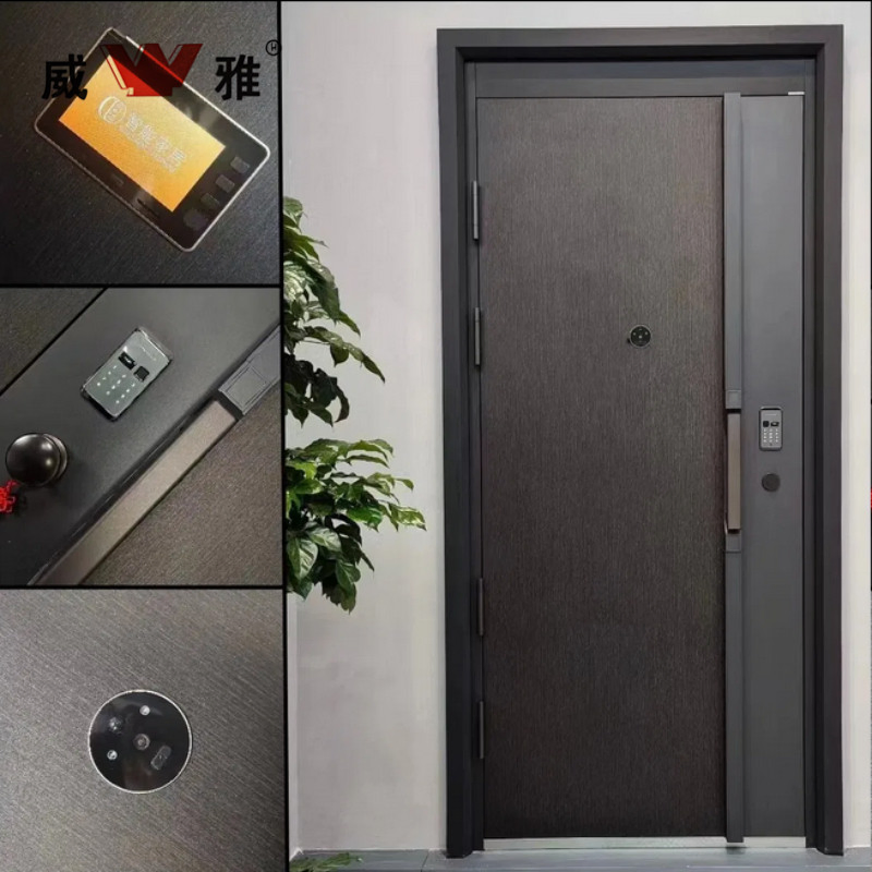 Superior Quality Steel Bullet Resistant Hotel Entrance Door with Mechanical Lockset and Multiple Finishing Choices