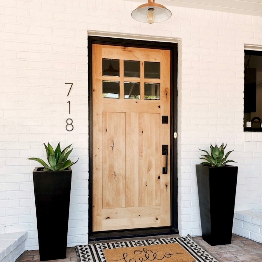 Versatile Solid Wood Blast Door - Bullet Resistant Security for All Needs