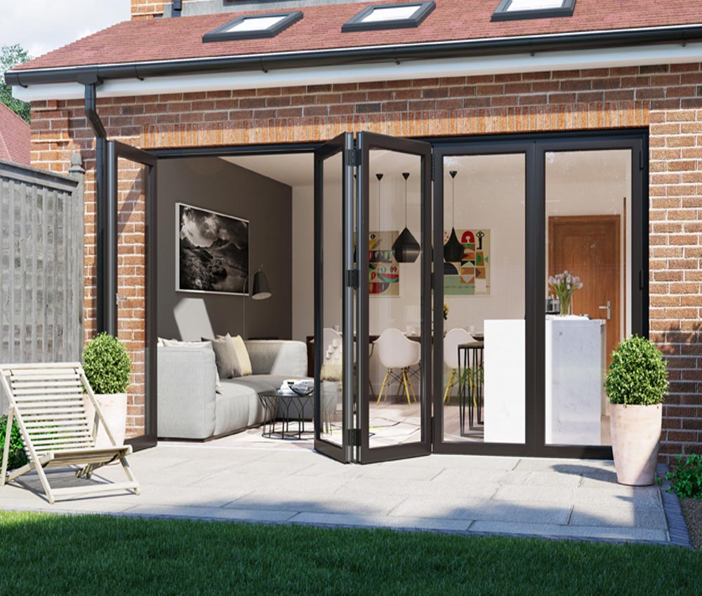 Foshan Best Qualty Stormproof Interior Doors with Frames Doors and Windows Glass Door Aluminum Folding Doors Bifold Door Windows and Doors Price Home Decoration