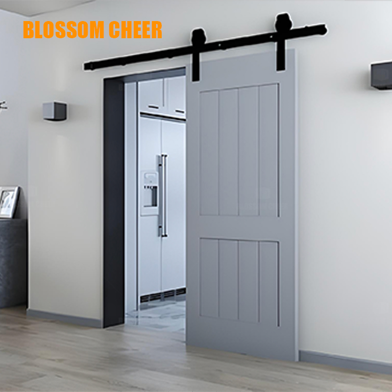 Cheap Custom Made Build Interior Stylish Modern Design Sliding Barn Doors