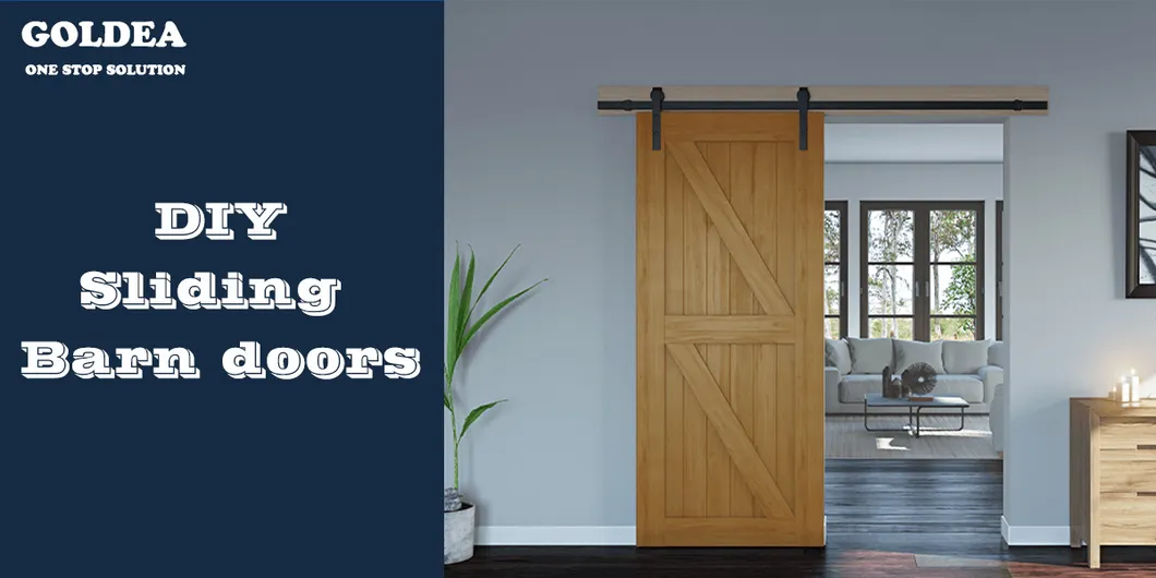 European Design White Internal Sliding Barn Door