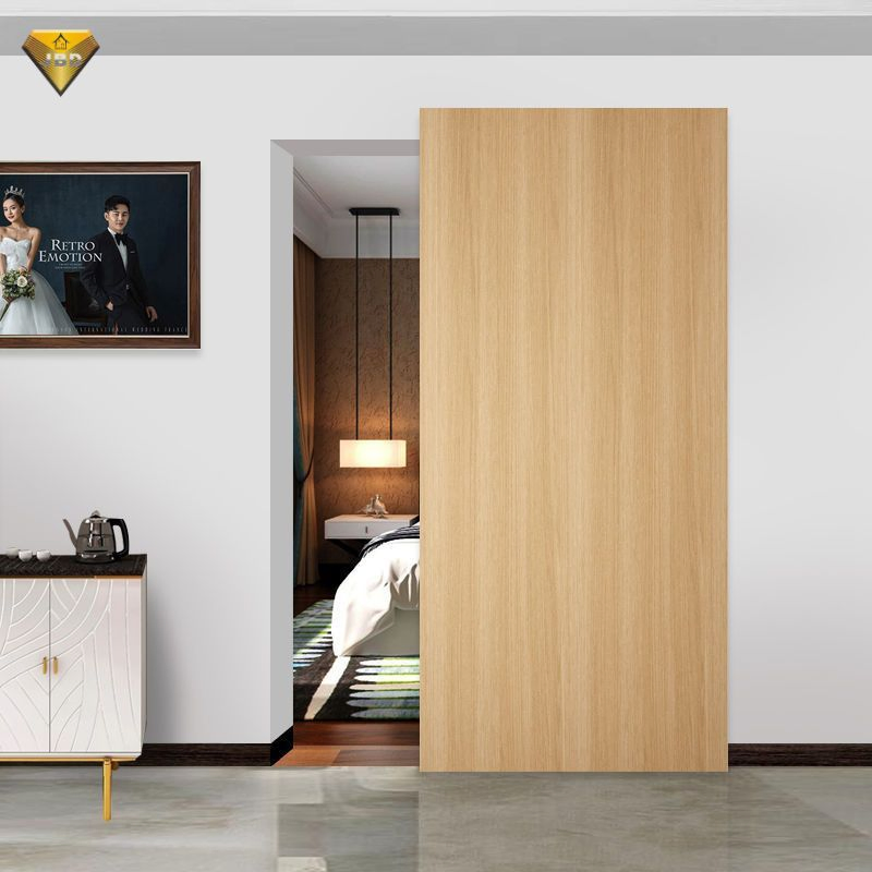 Prima Modern Design Interior Wood Door Wooden Sliding Barn Doors Upper Track Wood Barn Sliding Door
