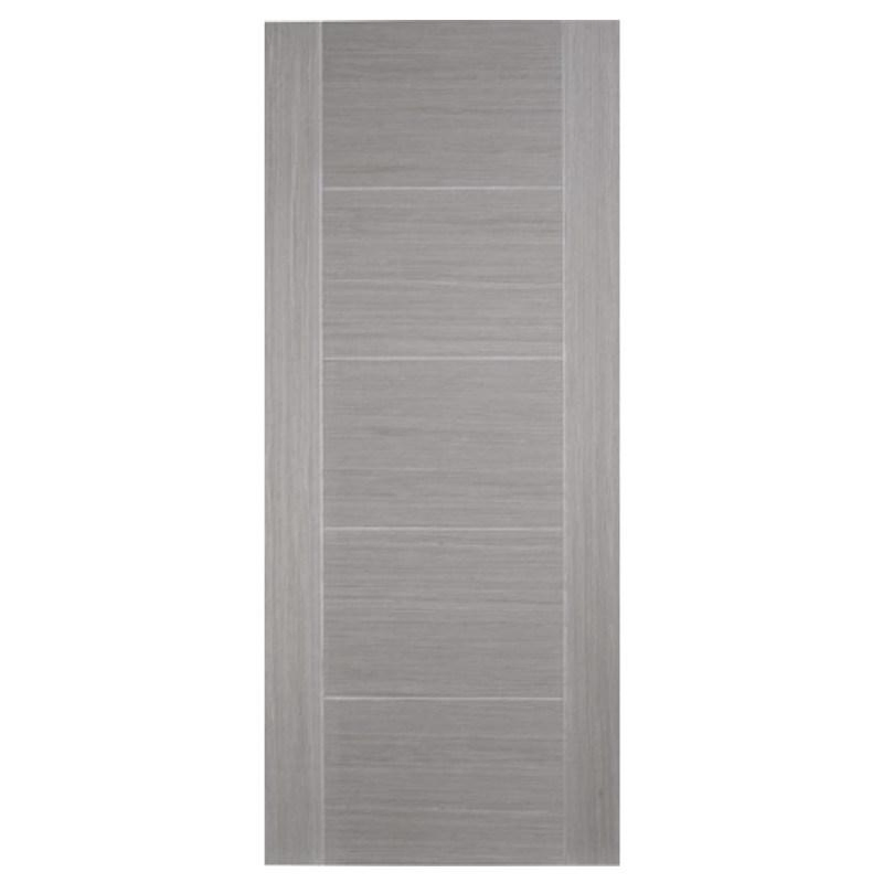 Interior Flush Wood Barn Doors with Hidden Hardware and Valance