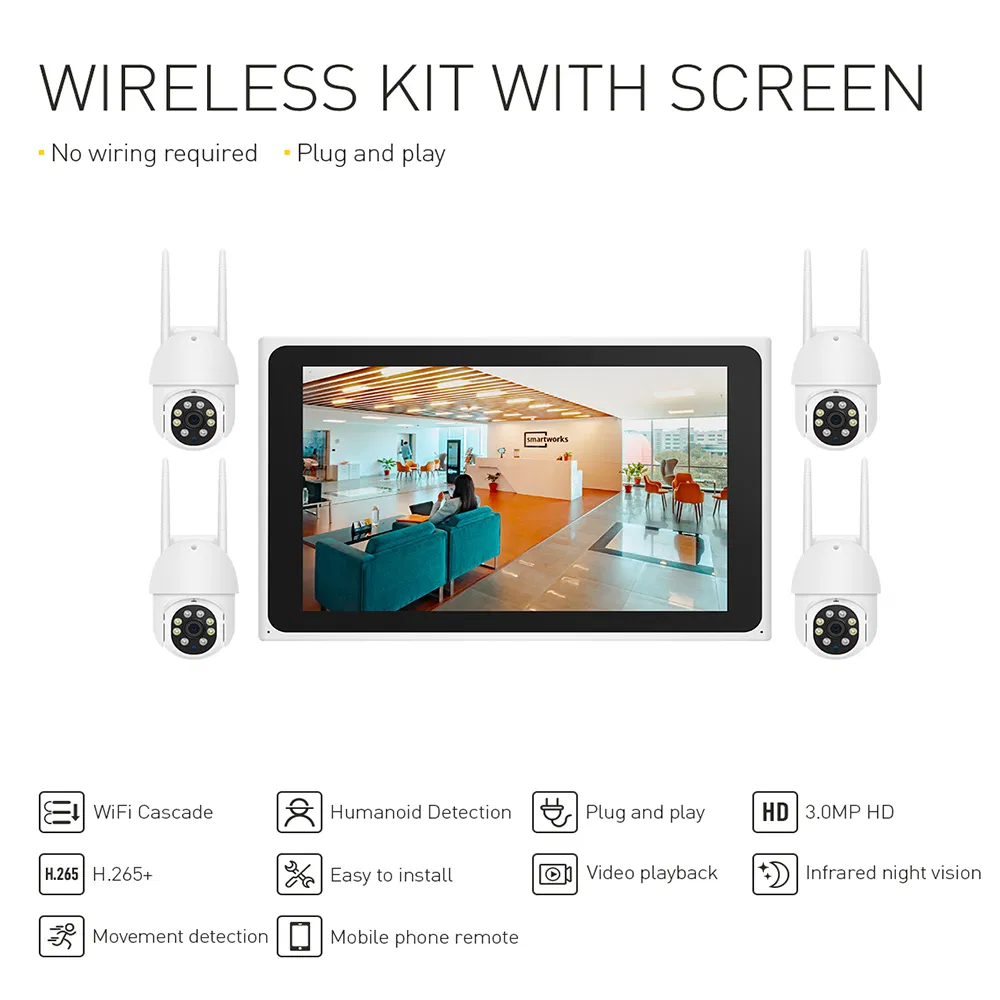 Tuya Smart 8-Channel 3MP WiFi Security Camera Kit
