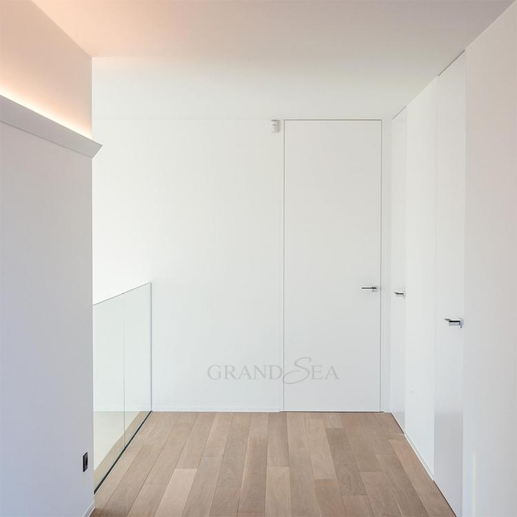 Latest Modern Commercial Frameless Interior Flush Concealed Invisible Wood Room Hidden Secret Door Hidden