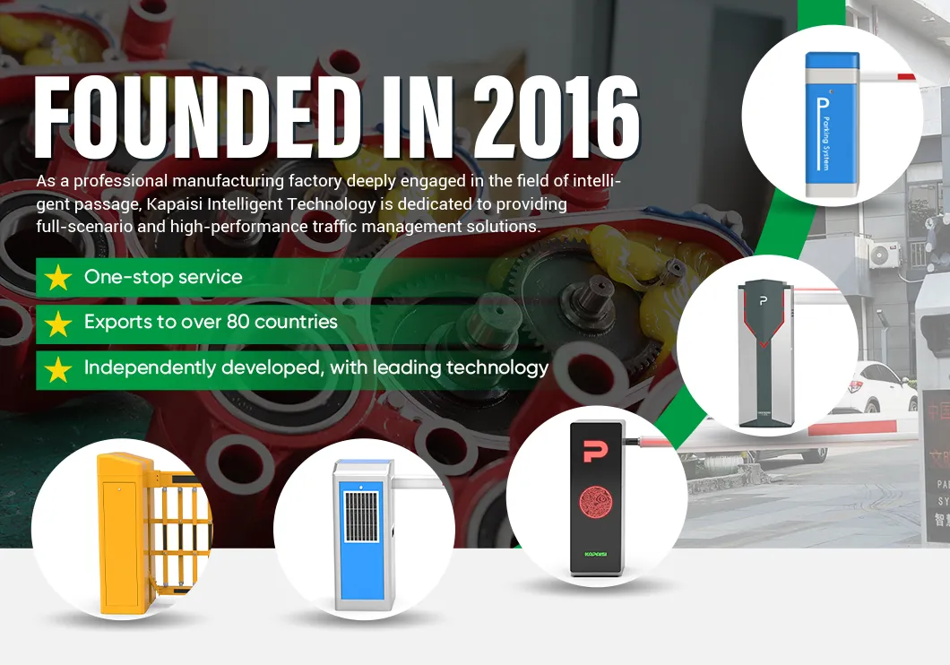 Highway Toll Gate System Access Control Security Boom Barrier