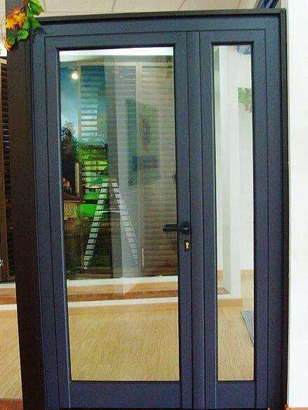 North America Cold Resistance Thermal Break Double Glazed Aluminium Casement Glass Door Hinged Door