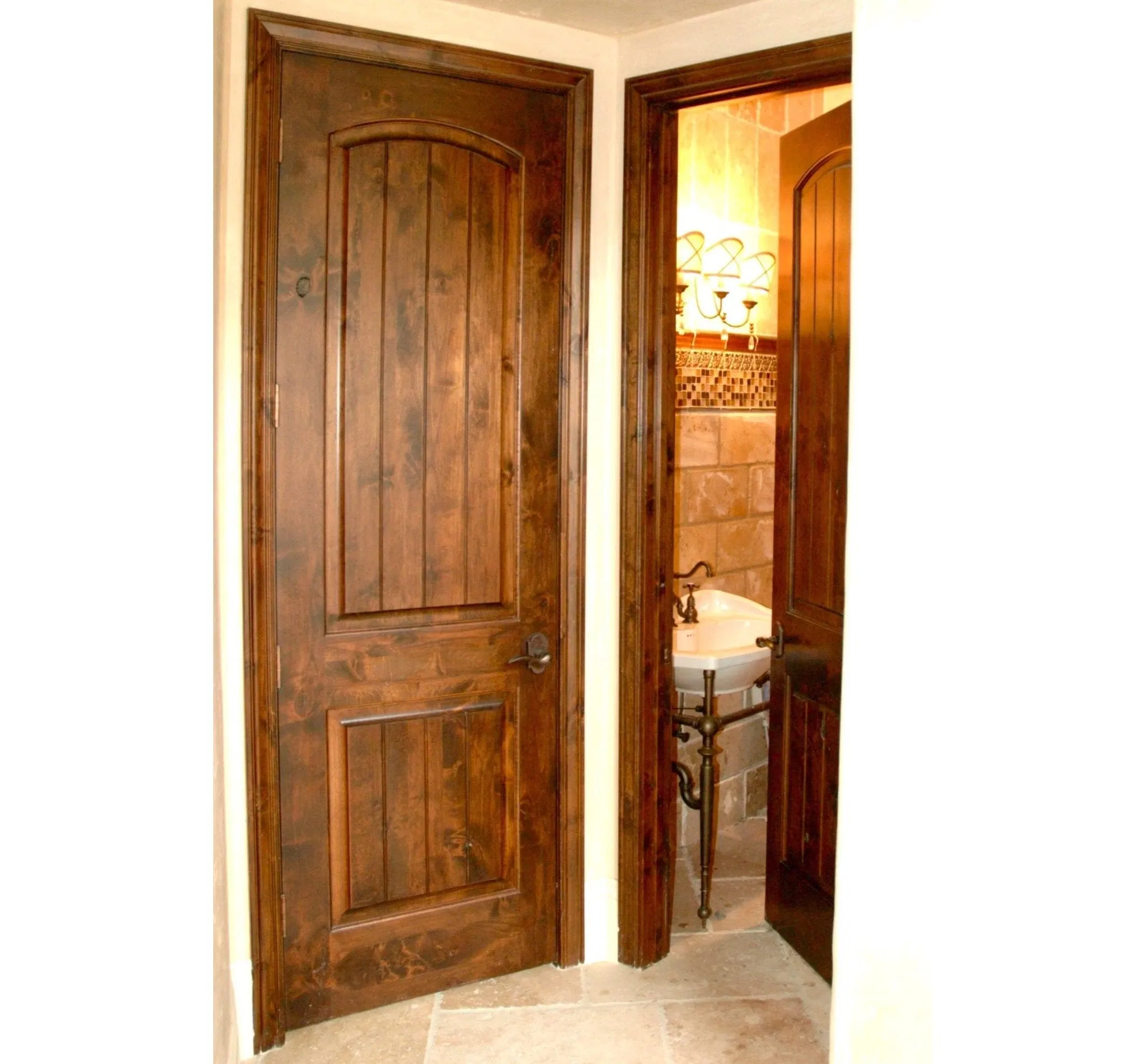Heavy-Duty Solid Wood Door - Blast and Bullet Resistant Security Solution