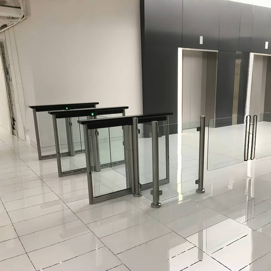 Speed Gate for Metro Station/ Train Station Security with Biometric Attendance System