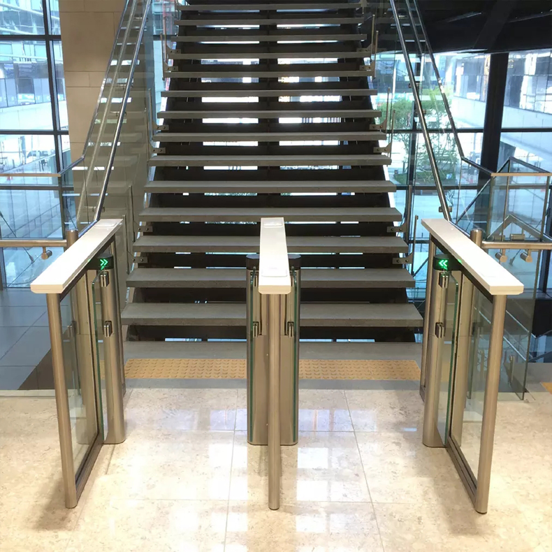 Speed Gate for Metro Station/ Train Station Security with Biometric Attendance System