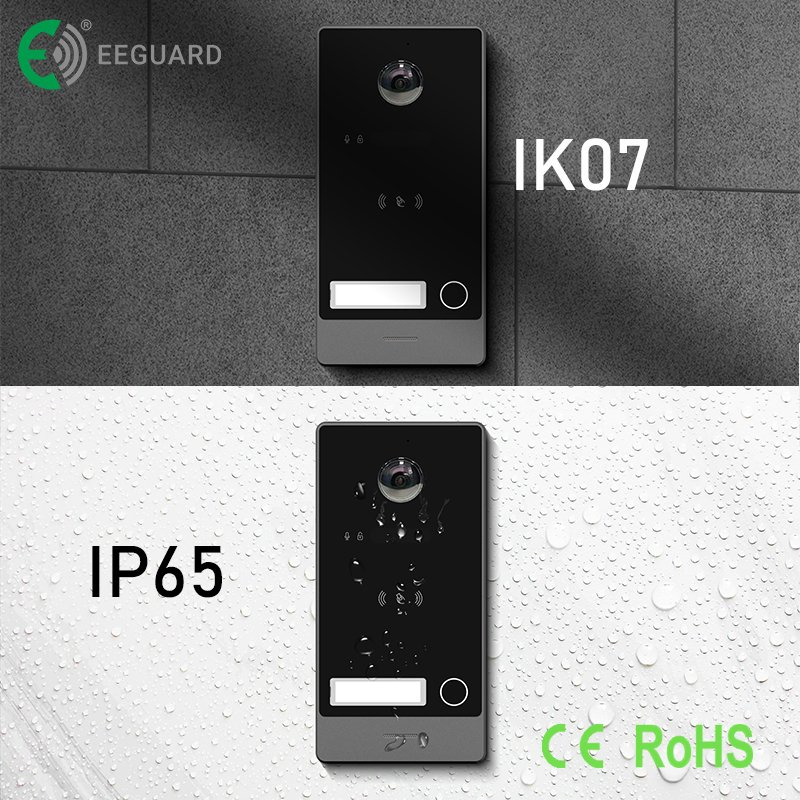 2-Wire IP 7" WiFi Video Doorbell Kit Support Smartphone Remote Unlock Control