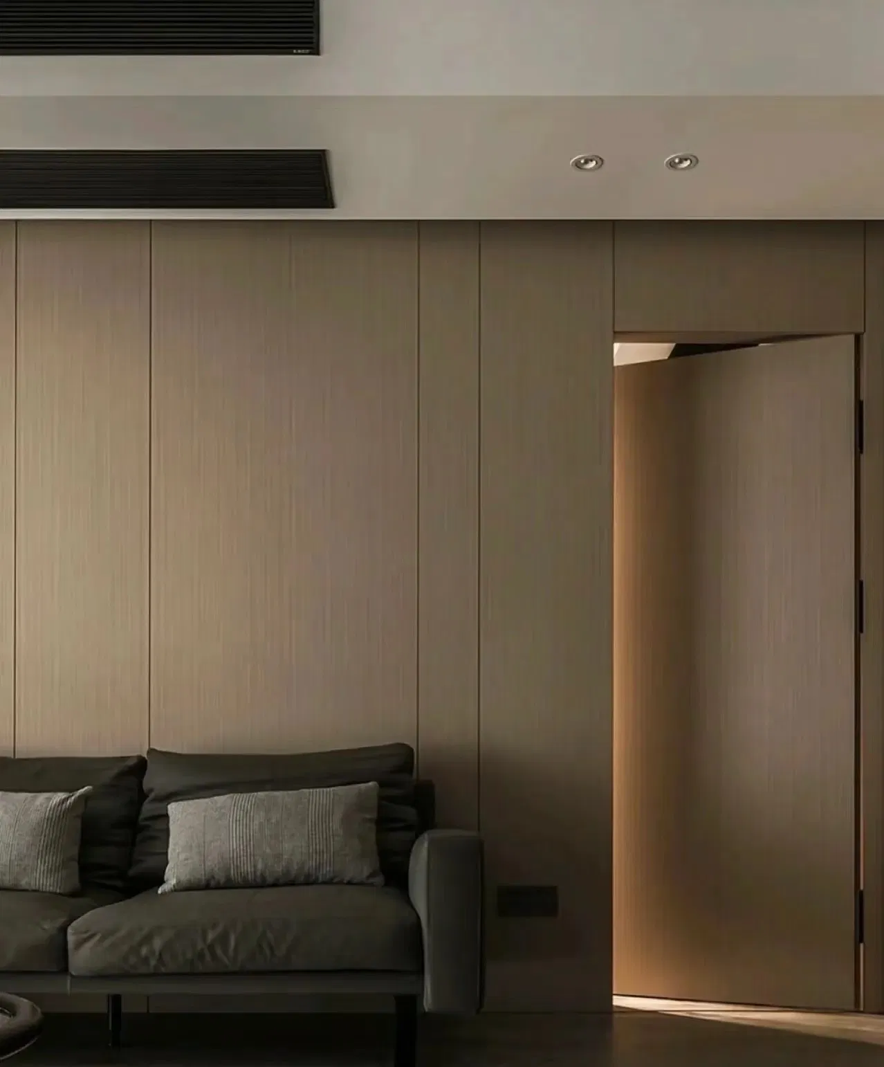 Hidden Door Designs Invisible Wooden Timber Interior Flush Door