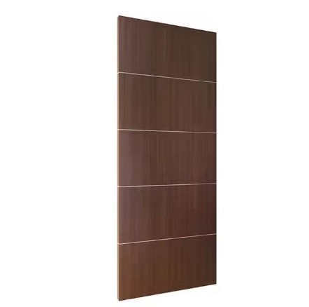 DIY American Style Modern Interior Design Custom Sliding Insulated Barn Door Teak Wood Door