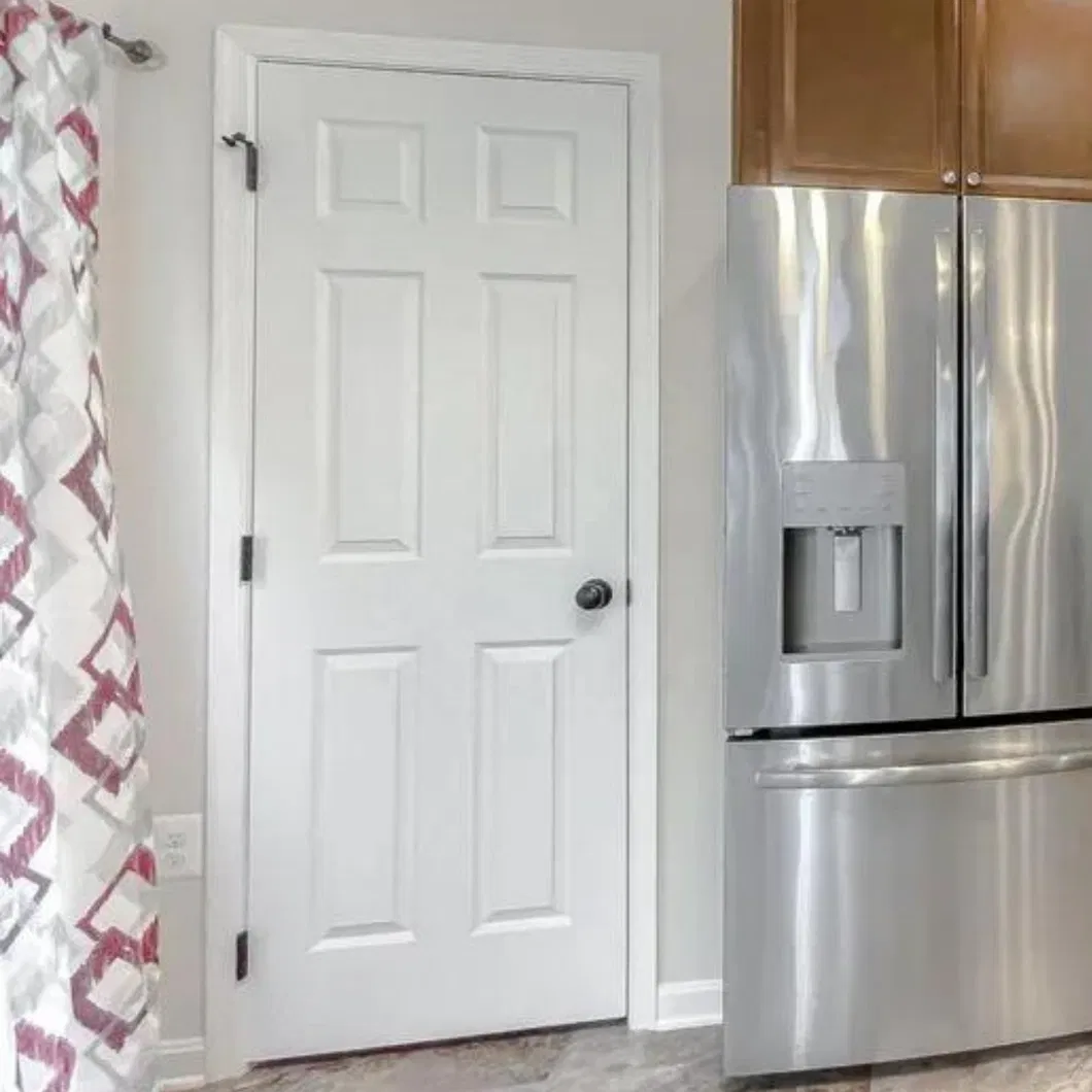 Rustic Style Interior Solid Wood Barn Door 4