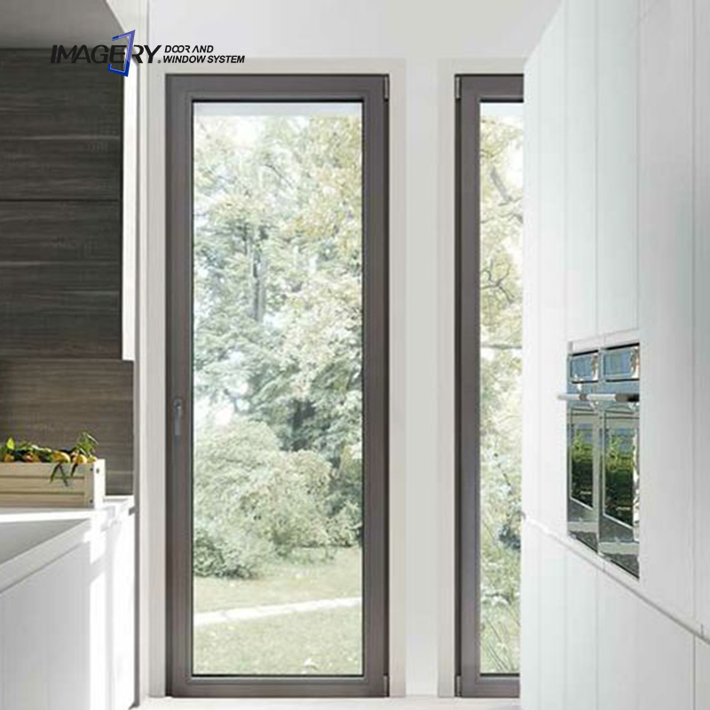 Cheap Price Thermal Break Insulated Aluminium Doors Interior Glass Aluminum Casement Door