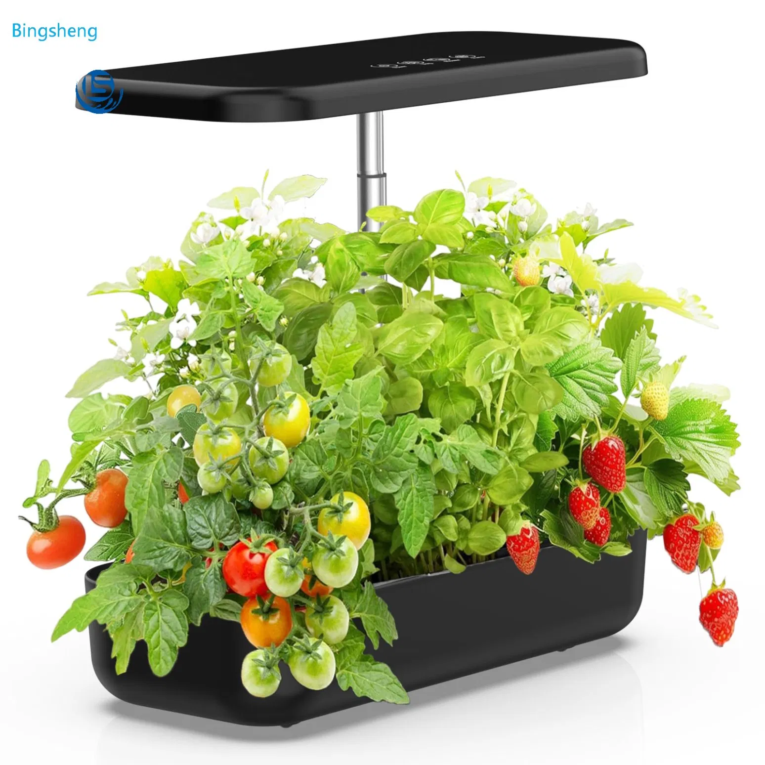 Hydroponic Grow System Kit Height Adjustable Plant Grow Light 12 Holes Smart Garden Herb Grow Pod Kit