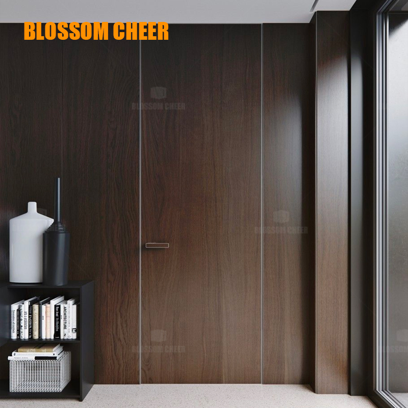 Hidden Interior Modern Design Frameless Room Composite Wooden Flush Invisible Door
