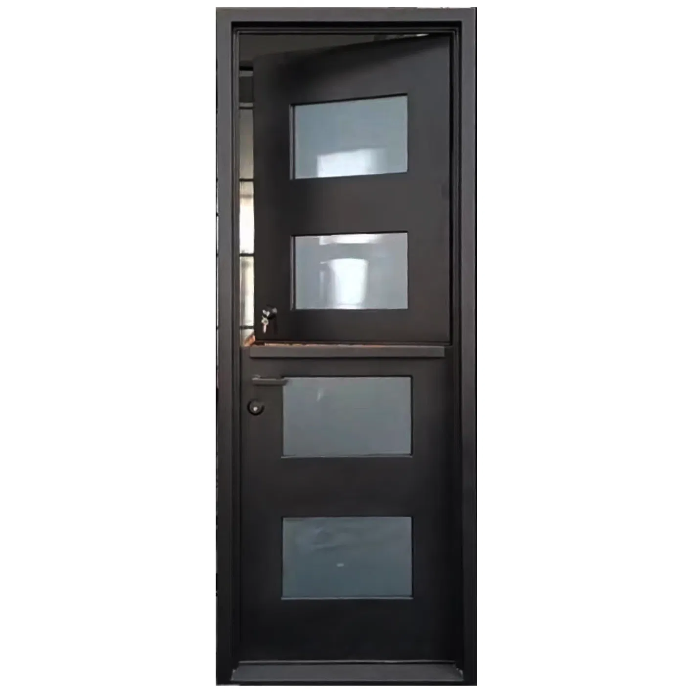 Zzyk-02 Dutch Door Wrought Iron Door Iron French Door