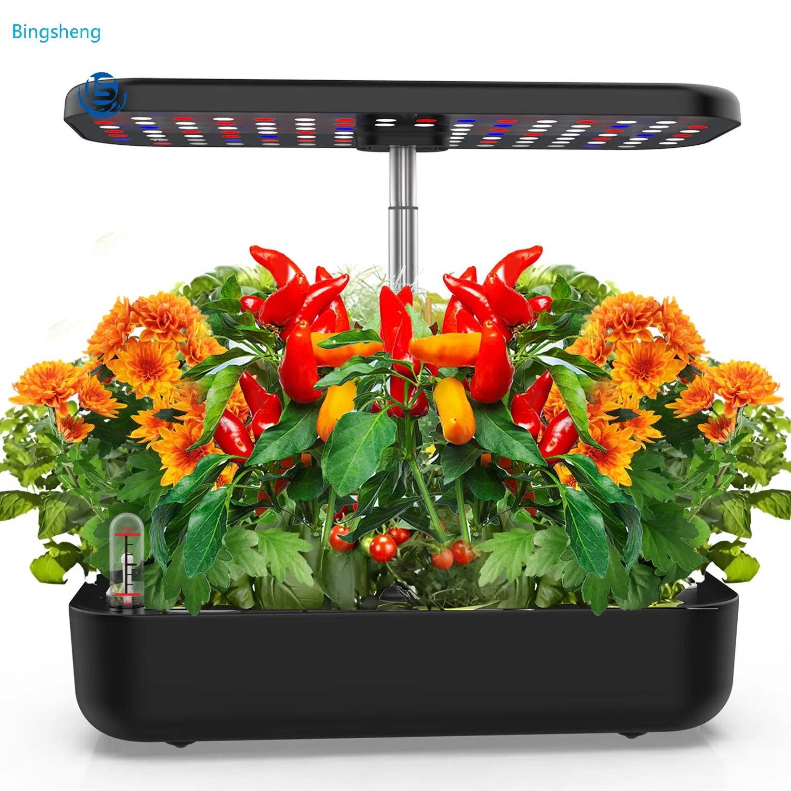 Hydroponic Grow System Kit Height Adjustable Plant Grow Light 12 Holes Smart Garden Herb Grow Pod Kit