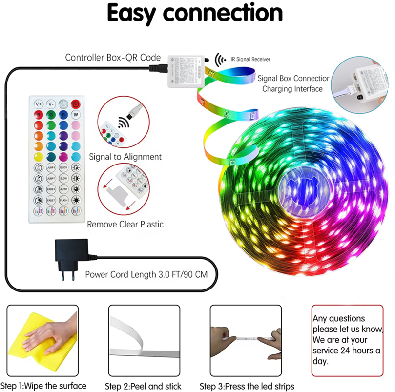 RGB Smart Ambient TV Light Kit for HDMI TV Box