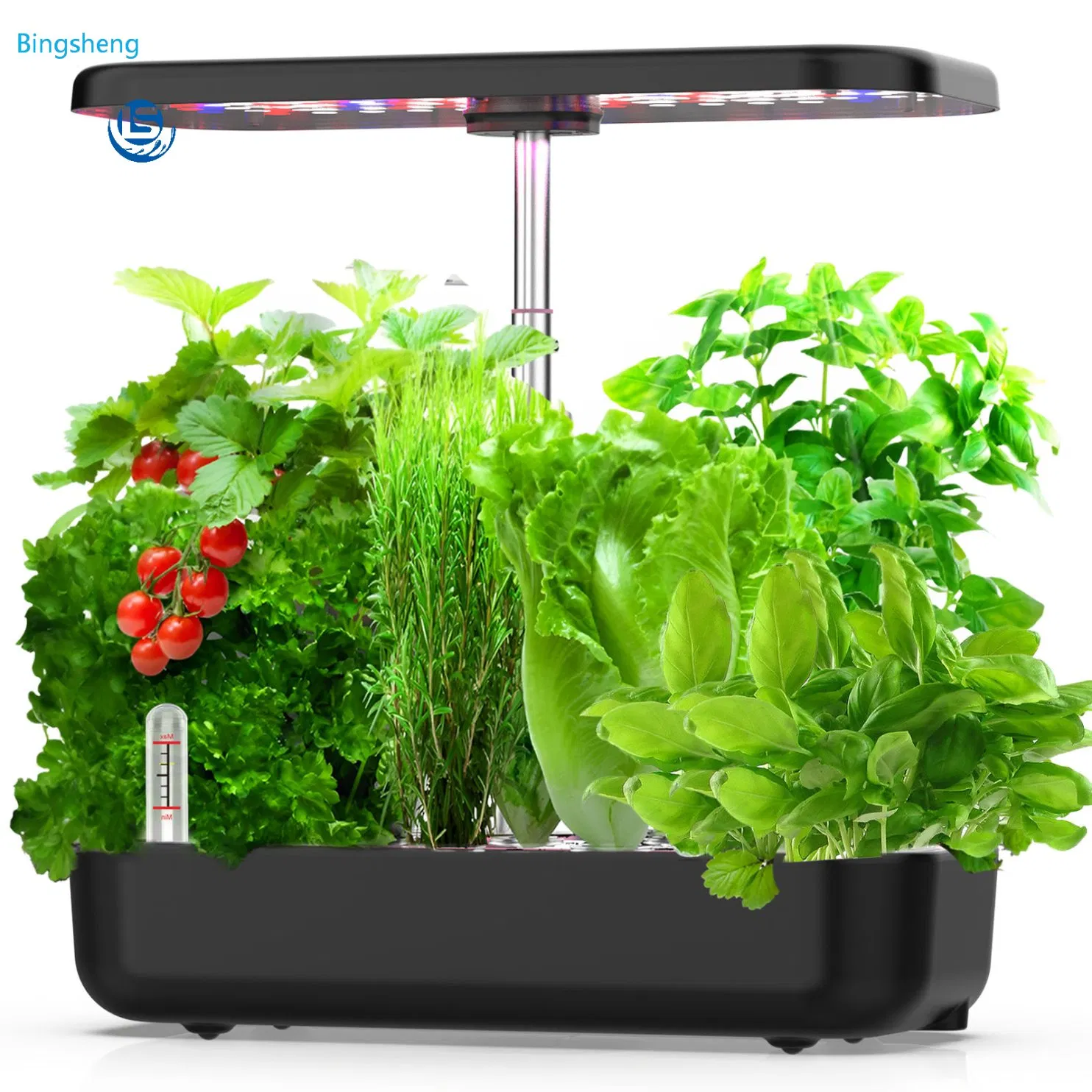 Hydroponic Grow System Kit Height Adjustable Plant Grow Light 12 Holes Smart Garden Herb Grow Pod Kit