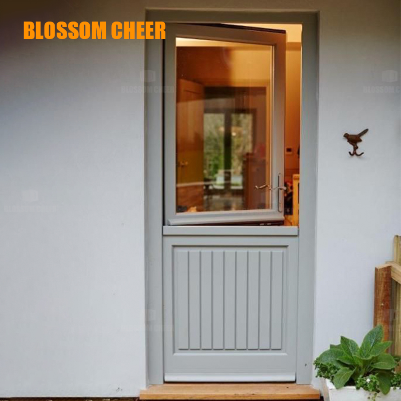 Exotic Wooden Solid Frame Front out House Painting Technology Stable Dutch Door