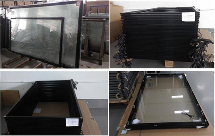 Advertising Education Smart TV 40 Inch IR Touch Screen Frame School Meeting Confenrence Whiteboard LCD Monitor Overlay Kit