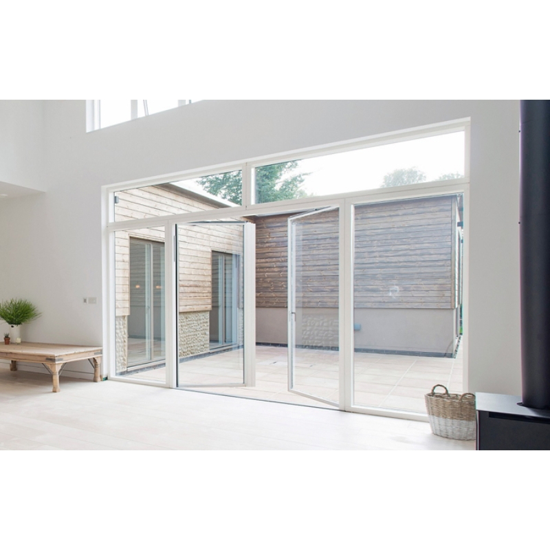 Anewson Aluminium Double Glass Dutch Lowes Interior Doors with Glass