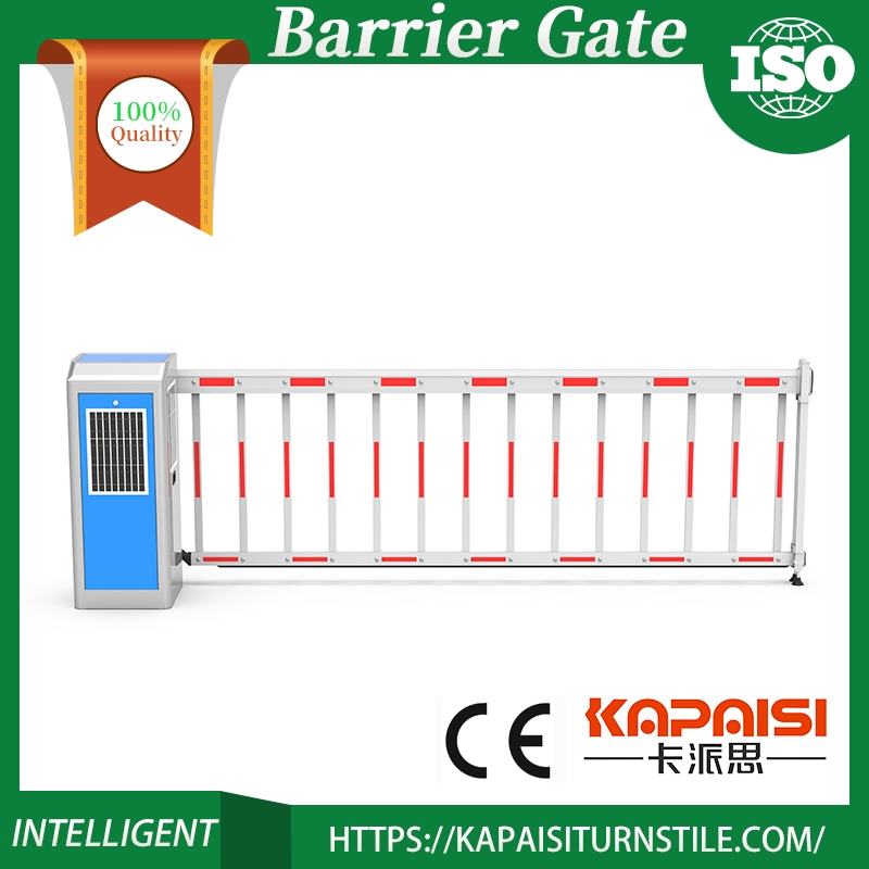 High Security Solar Panel Gate Barrier for Industrial Zones